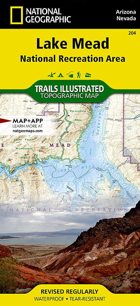 National Geographic Trails Illustrated AZ/NV Lake Mead National Rec Area Map 204 image 0