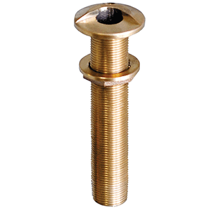 GROCO 3/4" Bronze Extra Long High Speed Thru-Hull Fitting w/Nut image 0