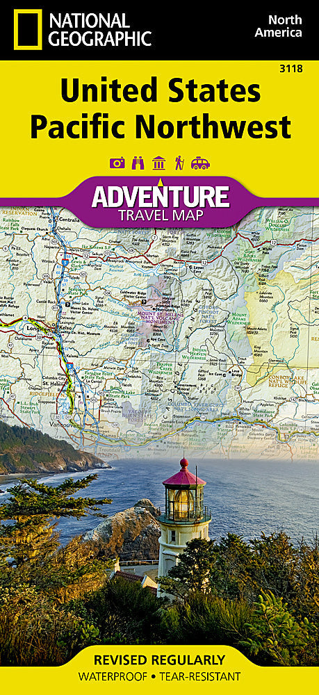 National Geographic Trails Illustrated Map â€“ Adventure US Pacific Northwest image 0