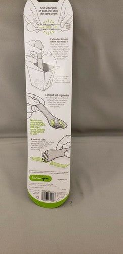 Humangear GoBites Duo Spoon/Fork Combo Utensil Gray - Sturdy BPA-Free Nylon image 5
