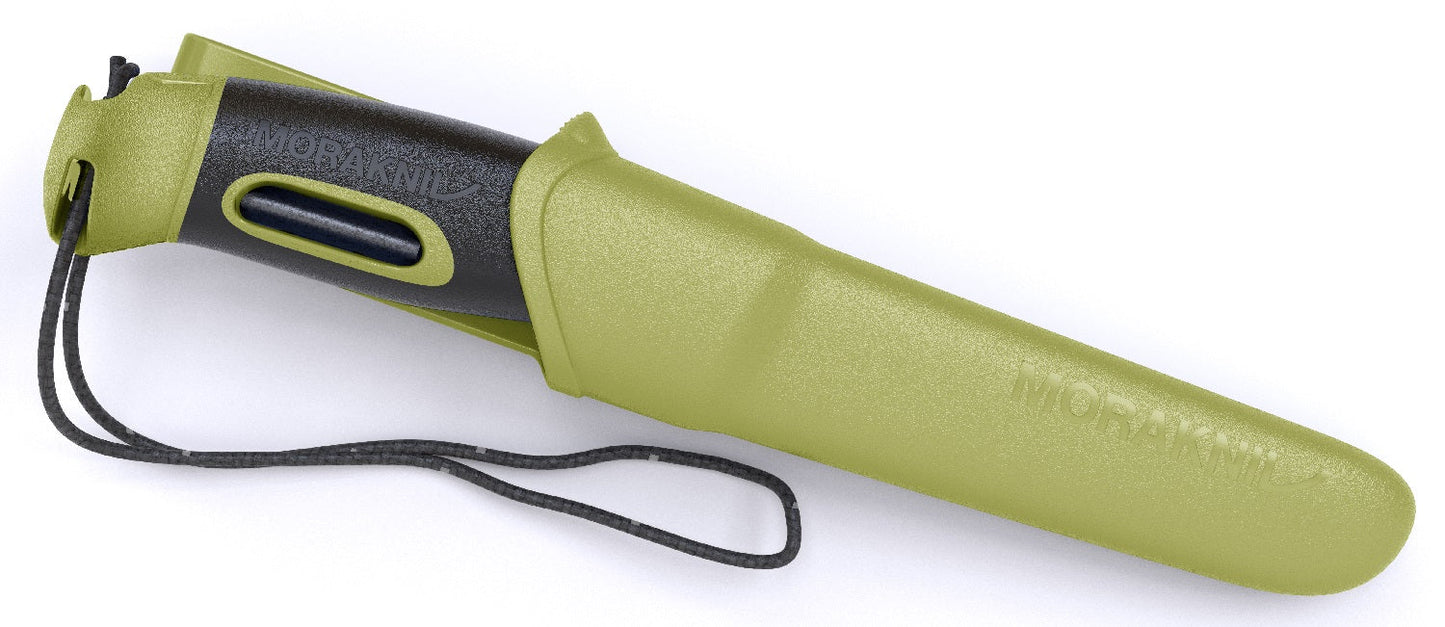 Morakniv Companion Spark Knife w/Sheath Green Retail M-13570 image 1