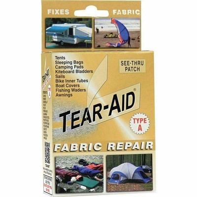 Tear-Aid Patch Kit w/Tape, Patches &amp; Alcohol Prep Type A - All Fabric Repair image 0
