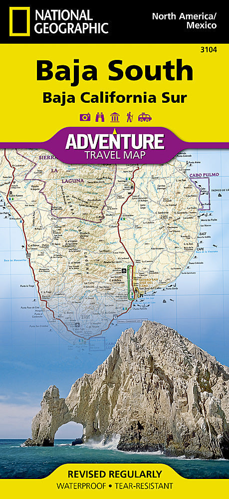 National Geographic Trails Illustrated Map â€“ Adventure Baja South: Baja CA Sur image 0