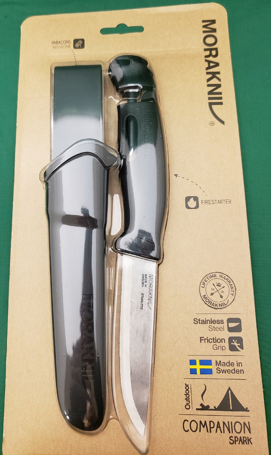 Morakniv Companion Spark Knife w/Sheath Black Retail M-13567 image 4