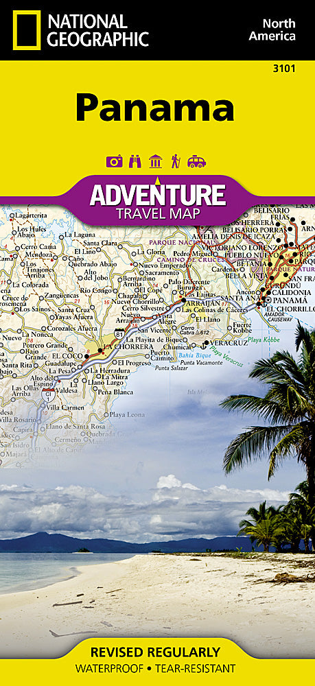 National Geographic Trails Illustrated Map â€“ Adventure Panama AD00003101 image 0