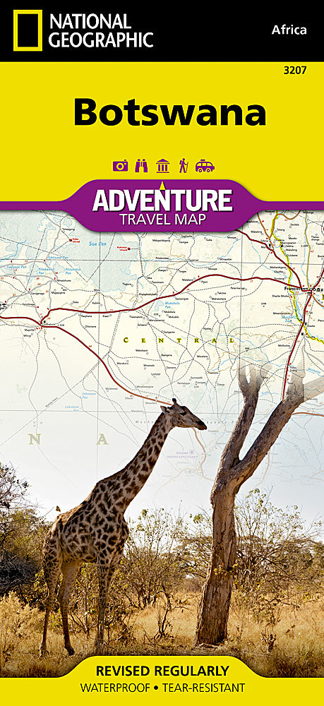 National Geographic Adventure Map Botswana AD00003207 image 0