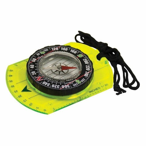 Ultimate Survival UST Hi-Vis Waypoint Map Compass w/Manifier, Scales, &amp; Lanyard image 0