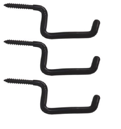 Muddy Screw-In Rubber-Coated Gear/Accessory/Bow Hanger Treestand Hooks 3-Pack image 0