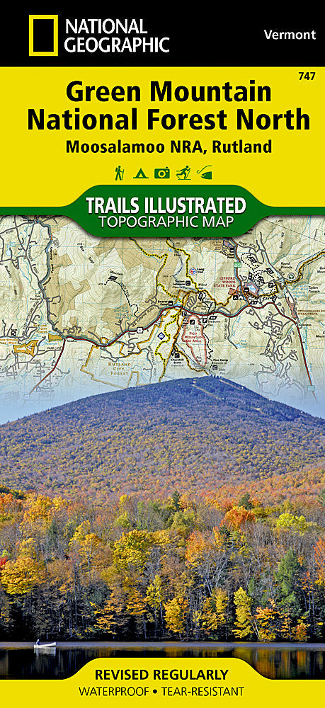 National Geographic VT Green Mountain NF Map Pack Bundle TI01021128B image 1