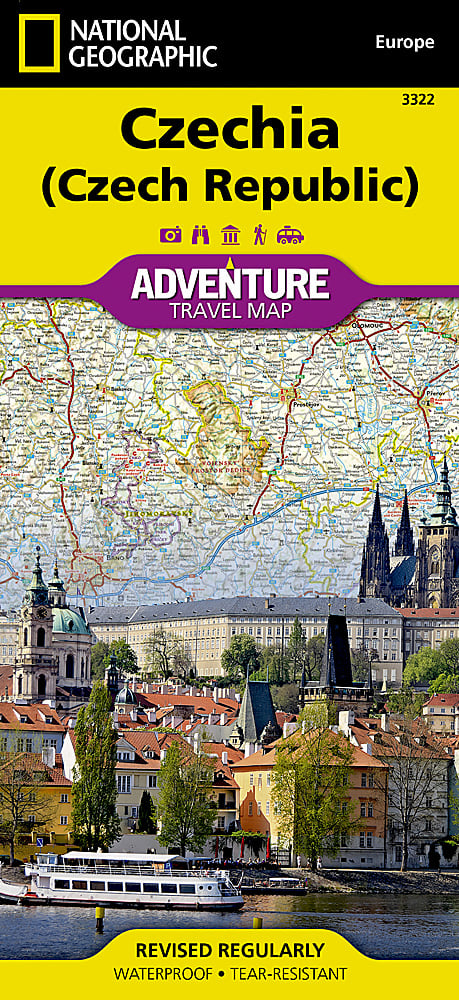 National Geographic Adventure Map Czech Republic Europe AD00003322 image 0