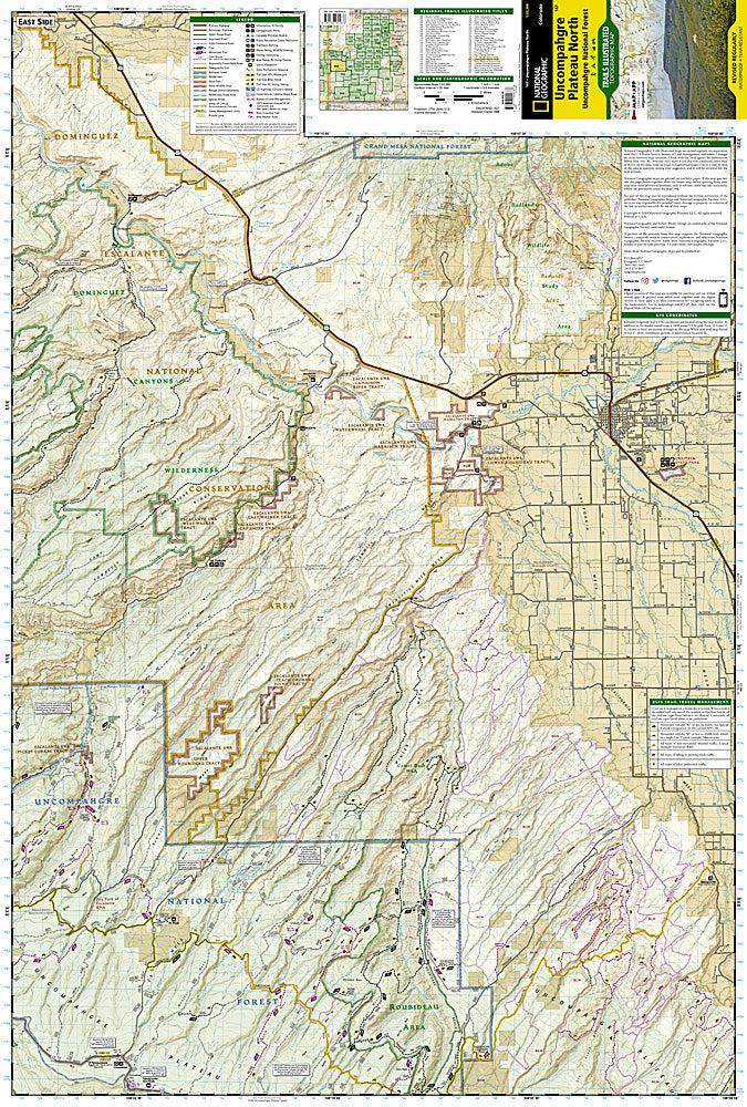 National Geographic CO Uncompahgre Plateau GMU Map Pack Bundle TI1021180B image 5