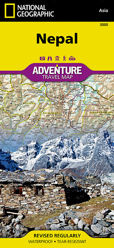 National Geographic Adventure Map Nepal 3000 image 0
