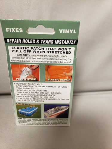 Tear-Aid Patch Kit w/Tape, Patches &amp; Alcohol Prep Type B - All Vinyl Repair image 5
