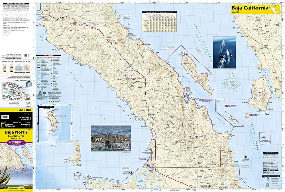 National Geographic Trails Illustrated Map â€“ Adventure Baja North: Baja CA image 1