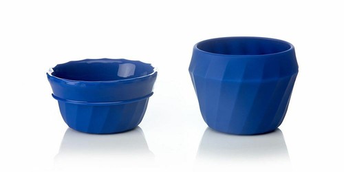 Humangear FlexiBowl Stuffable Foldable 700 mL Pack Bowl / Cup Blue - BPA-Free image 4