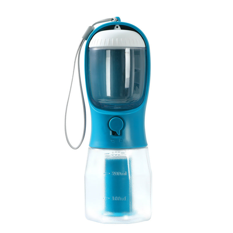 Tangled Trails Outdoor Gear dog three-in-one portable pet cup with water bowl and dispenser for small pets.