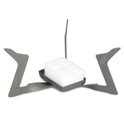 Esbit Ultralight Folding Titanium Stove - Uses Solid Fuel Tablets E-STOVE-TI image 0