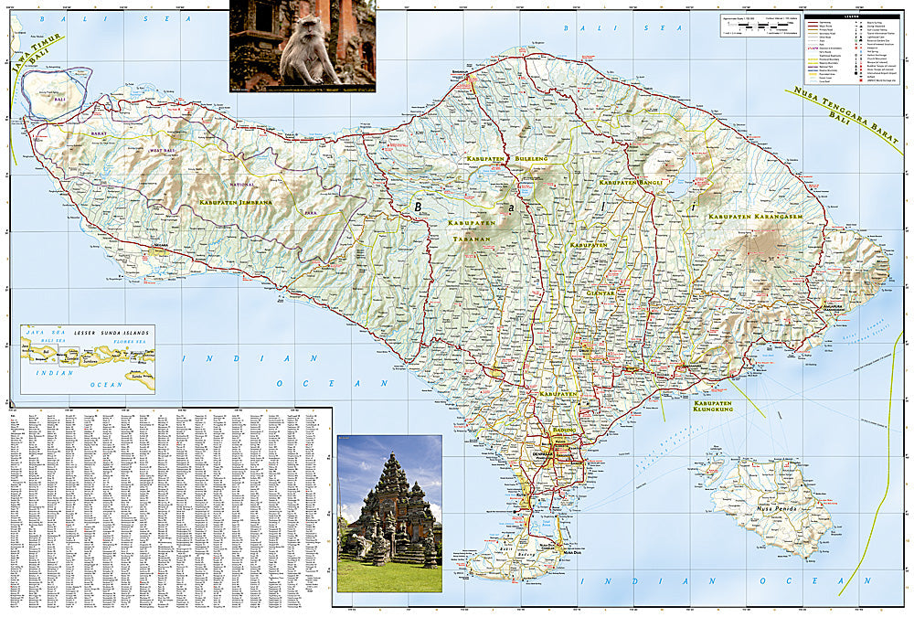 National Geographic Adventure Map Bali/Lombok/Komodo 3005 image 2