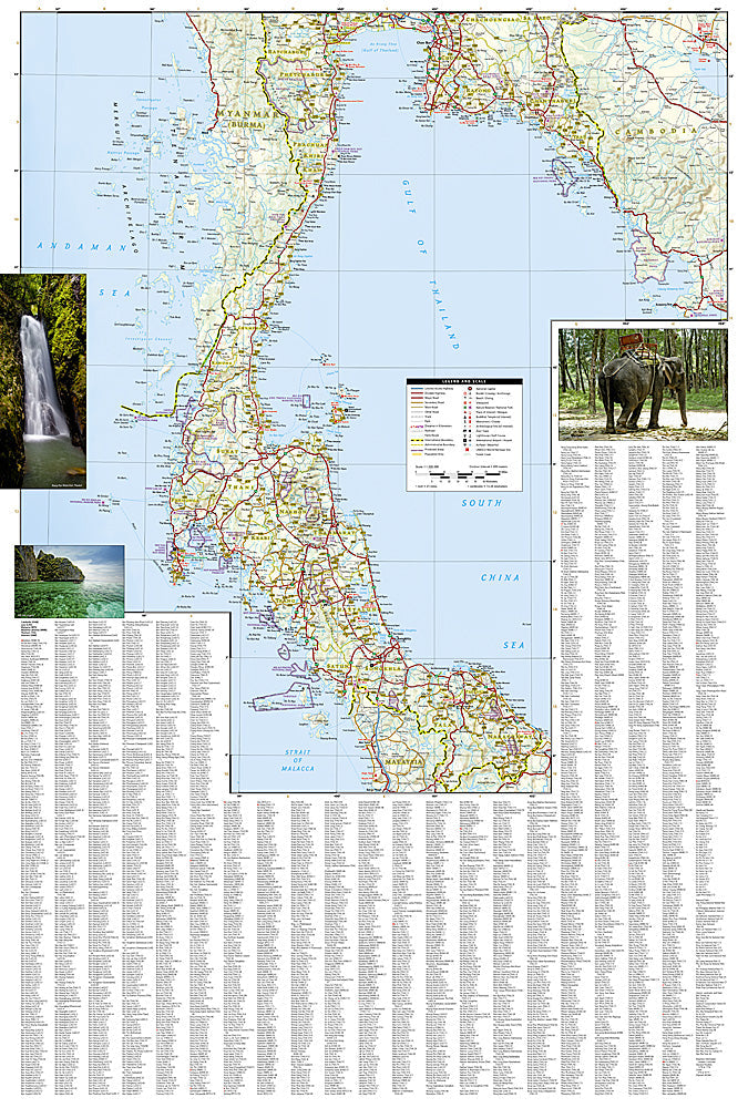 National Geographic Trails Illustrated Map â€“ Adventure Thailand AD00003006 image 2