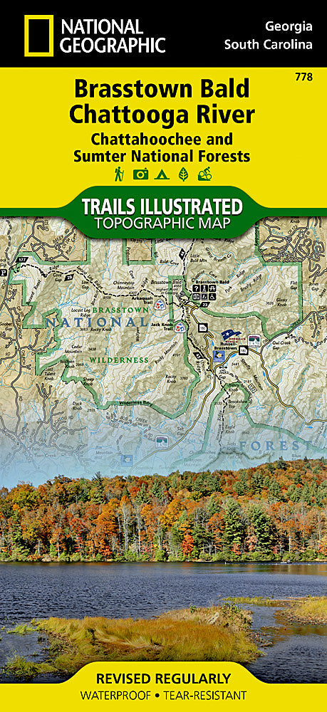 National Geographic Trails Illustrated GA / SC Chattahoochee Map Pack 1020451 image 4