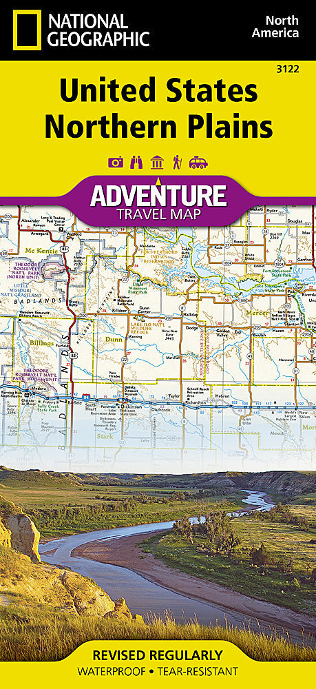 National Geographic Adventure Map US Northern Plains AD00003122 image 0