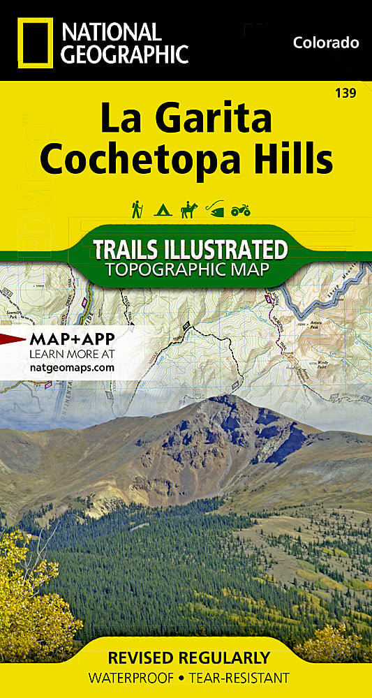 National Geographic Trails Illustrated Colo La Garita / Cochetopa Hills Map 139 image 0