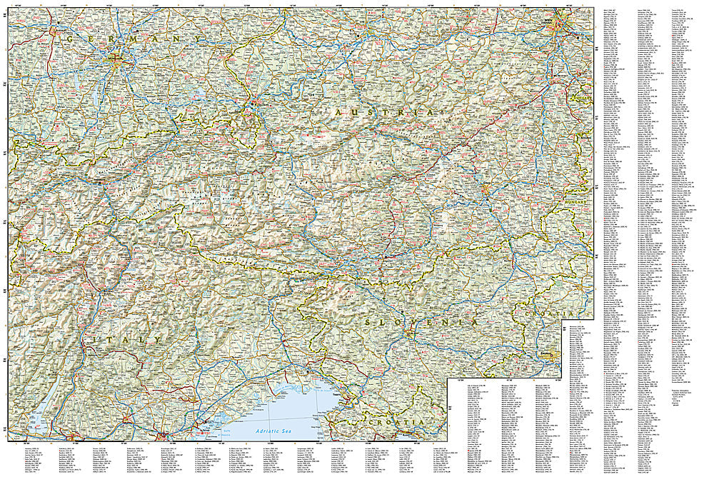 National Geographic Adventure Map The Alps AT CH DE FR IT Europe AD00003321 image 2