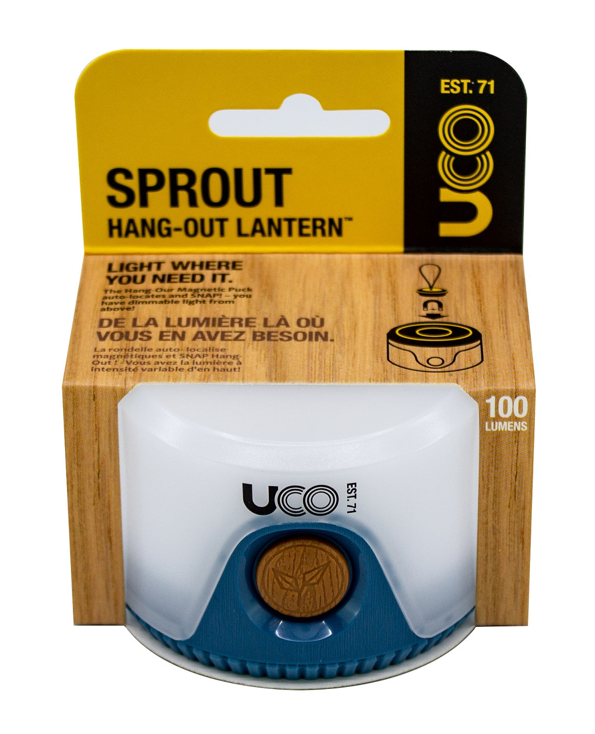 New UCO Sprout Mini Lantern Blue ML-SPROUT image 6