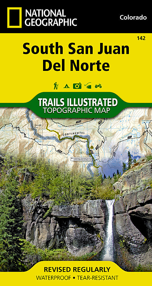 National Geographic Trails Illustrated Colorado South San Juan Del Norte Map 142 image 0