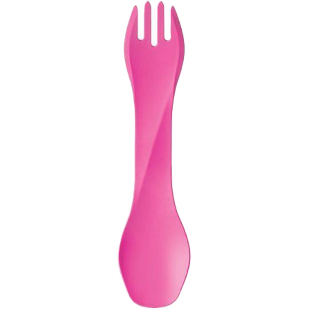 Humangear GoBites Uno Mini Utensil – Spoon/Fork Combo Pink BPA-Free Nylon image 0