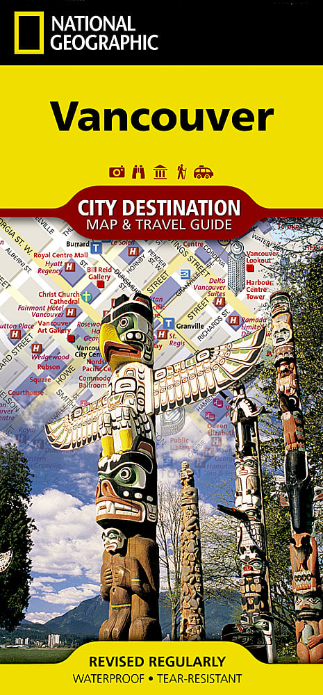 National Geographic City Destination Map Vancouver Canada DC01020312 image 0