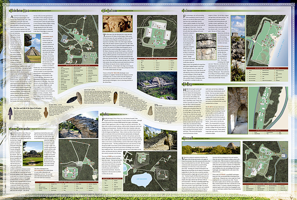 National Geographic Trails Illustrated Map â€“ Adventure Northern Yucatan image 2