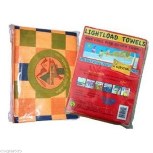 Lightload 36x60 Easy Carry Beach Towel 1-Pack - Ultralight Small Super-Absorbent image 0