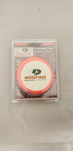 Mossy Oak Hunting Blaze Orange Reflective Flagging Tape 150' Rolls 3-Pack image 1