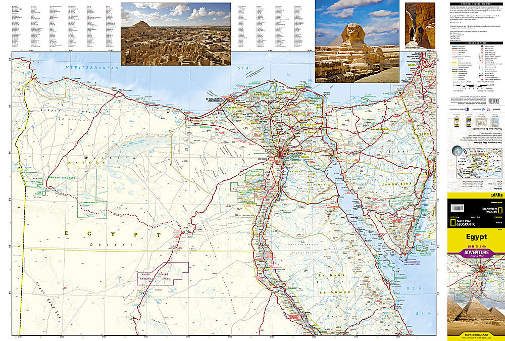 National Geographic Trails Illustrated Map â€“ Adventure Egypt AD00003202 image 1