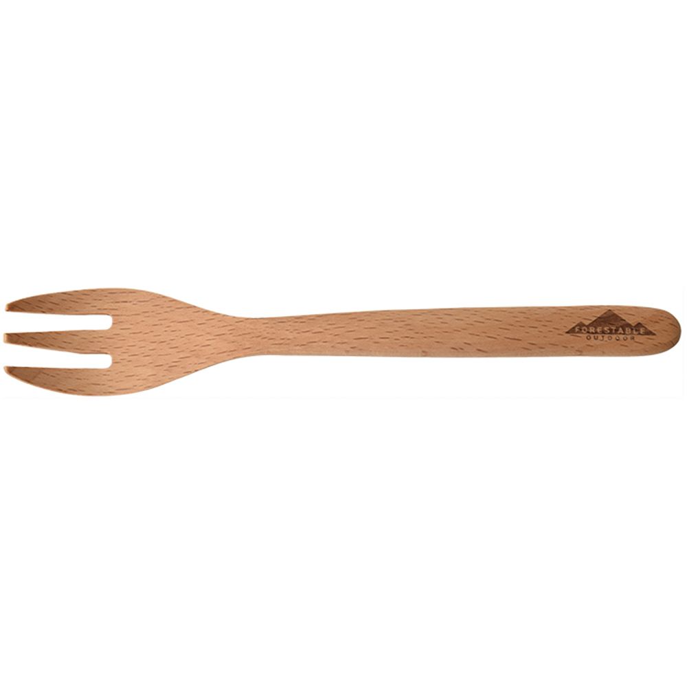 Evernew Forestable Wood Flatware Large Fork 7.87" Utensil ECZ220 image 0