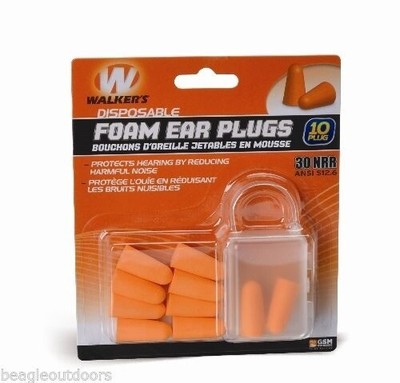 Walkers Game Ear Foam Ear Plugs 5-Pair w/Carry Case NRR 30DB GWP-FP5PK image 0