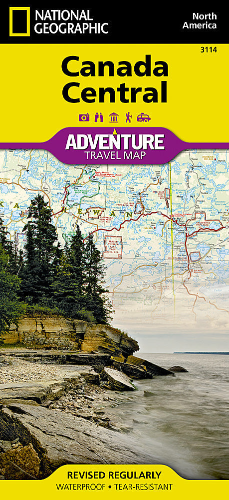 National Geographic Trails Illustrated Map â€“ Adventure Canada Central AD00003114 image 0
