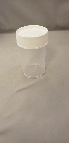 Nalgene 8oz Poly Straight-Side Wide Mouth Storage Bottle/Jar Clear w/White Lid image 1