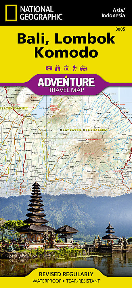 National Geographic Adventure Map Bali/Lombok/Komodo 3005 image 0