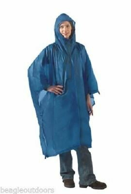 Equinox Terrapin Ultralite Rain Poncho w/Extension Asstd. Colors 58"x104"
