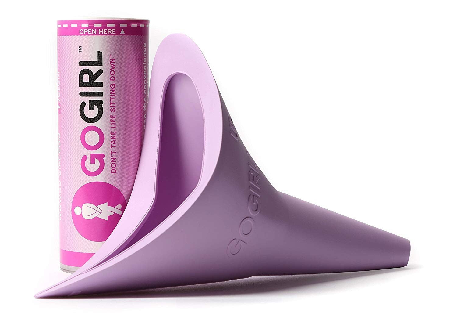 GoGirl Female Urination Device – Pink Reusable Funnel for Travel & Outdoors