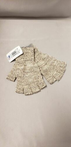 Newberry Knitting Wool/Nylon Blend Fingerless Ragg Gloves Pair Size S Glove