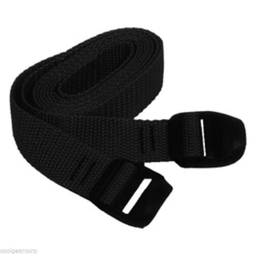 NEW Equinox 1" X 48" Lash Straps Ladderlock Buckles 2-Pack Backpacking Hunting