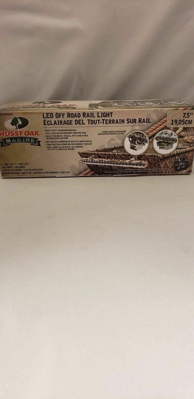 MOM Mossy Oak Marine 7.5" LED Offroad Camo Light Bar--1440 Lm--ATV UTV OHV Boats