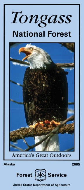 USGS Topographic Map – Alaska Tongass National Forest Hiking & Recreation