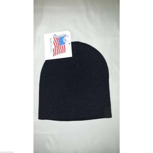 Liberty Mountain Acrylic Black Beanie Hat Winter Sports 111472 (black)