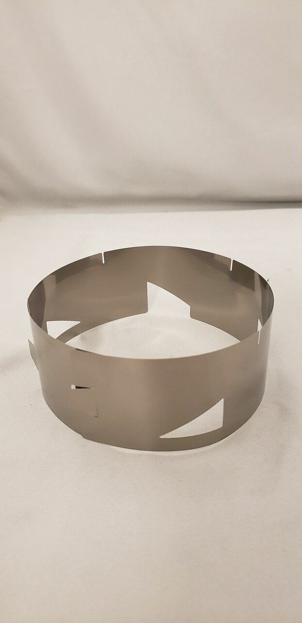 Evernew Titanium Wind Shield - Ultralight Wind Screen for Alcohol Stoves EBY246