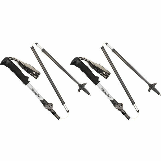 Peregrine Uinta Carbon FP Folding Trekking Poles 1-Pair w/Ergo Grip & Baskets