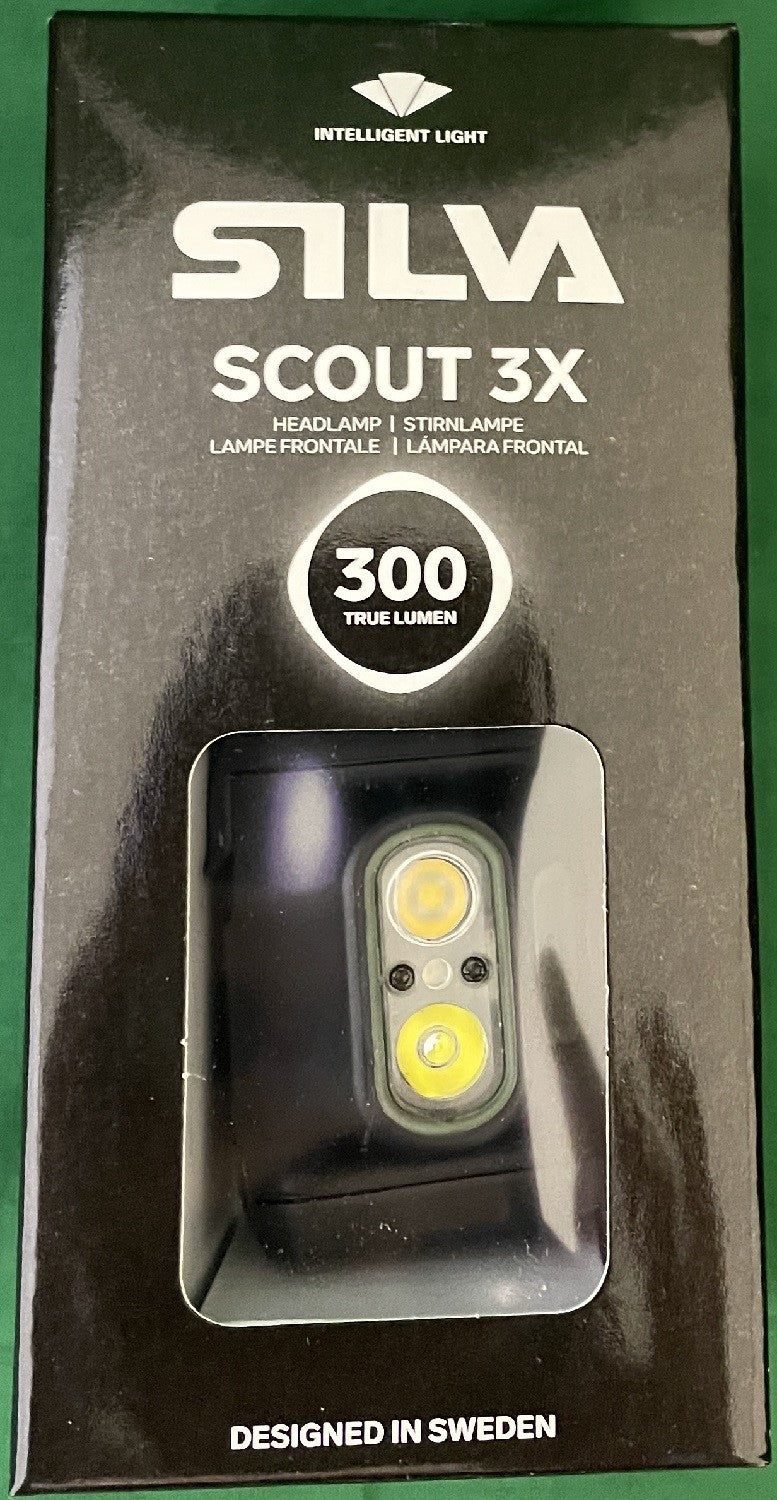 Silva Scout 3X Headlamp 300 Lumen w/Batteries 37977